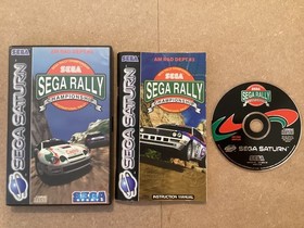 Sega Saturn Sega Rally & Touring Car Championship Game Duo COMPLETE PAL 3D Racer