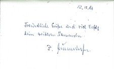 Peter-Eberhard Müllensiefen oryginalny podpis na liście datowany na 12.10.1986