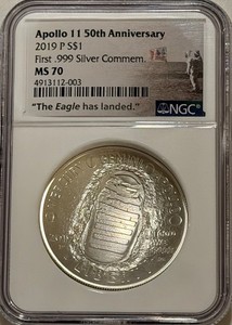 2019 Apollo 11 50th Anniversary Silver Dollar | eBay