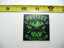 PROTECT OUR NATIONAL PARKS ARROWS SMALL STICKER DECAL HIKING CAMPING NATURE S