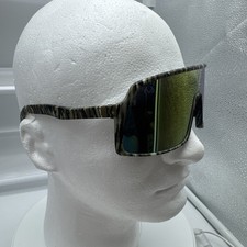 Realtree CAMO SHIELD WRAP AROUND SUNGLASSES SPORT OUTDOOR RETRO HUNTING FISHING