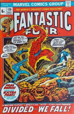 Fantastic Four (1961) # 128 UK Price (3.5-VG-) With insert 1972