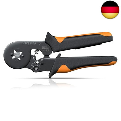 Brandson - Crimpzange inkl. 1200 Aderendhülsen Set   Profi Isolierhülsen Sor