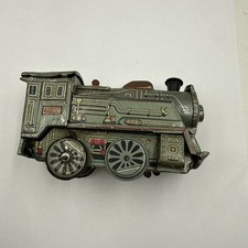 Vintage Tin Litho Battery Steam Loco Train C-1155 Express GW Japan