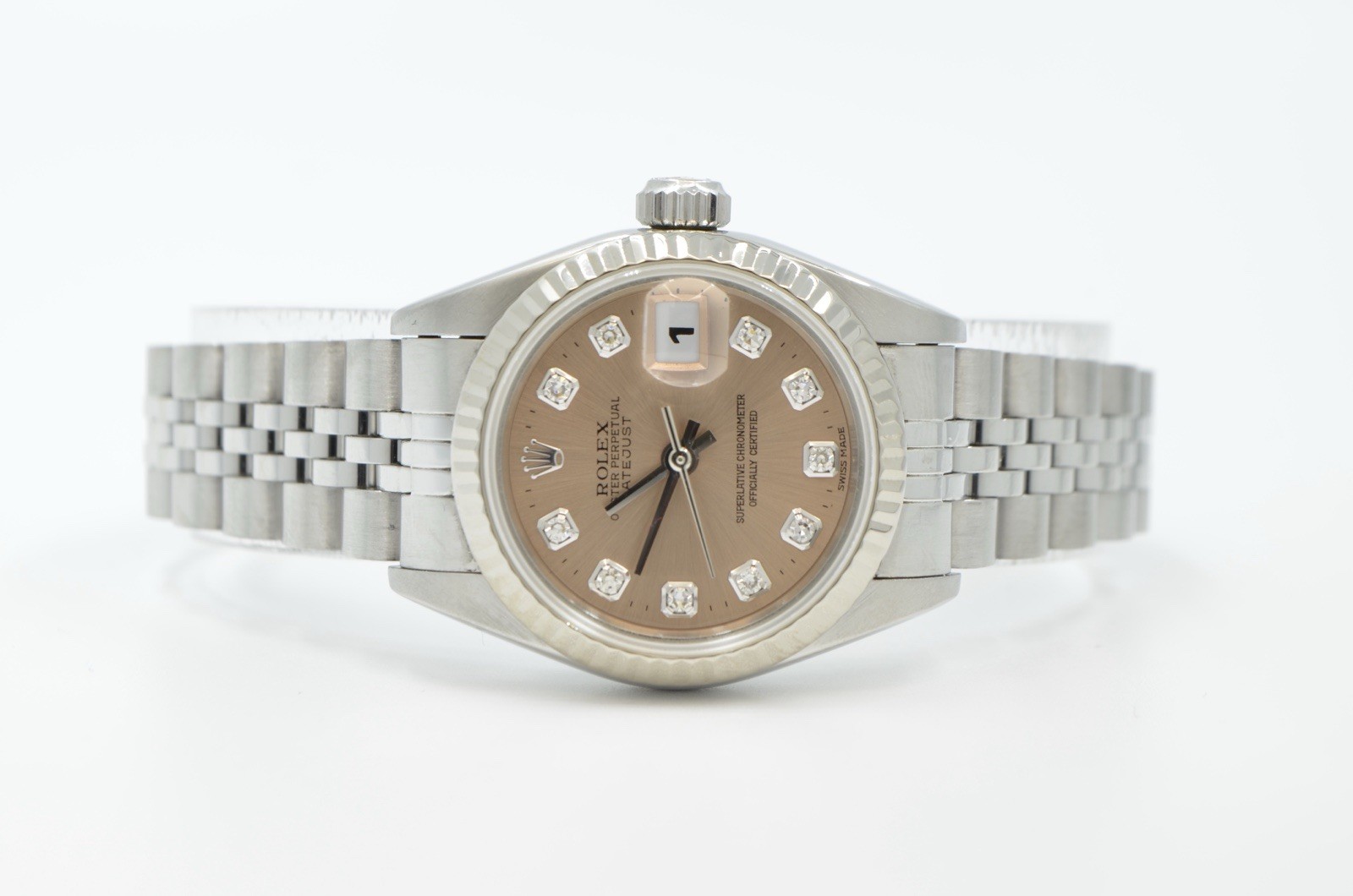 Rolex Lady-Datejust 69174 Pink Diamond Dial 1999 with Box and Papers image 5