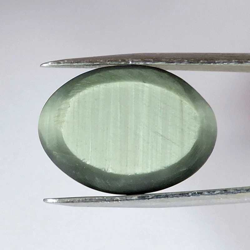 32.00Cts Natural Stunning Cat's Eye Quartz Oval Cabochon Loose Gemstone R343 - Image 3 of 3