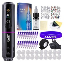 Mast Archer2 Tattoo Kit, Wireless Tattoo Gun Pen Machine Kit, Complete Tattoo...