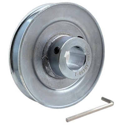 AB450-1 Single Groove Web Sheaves,V Belt Pulley 1 Inch Bore 4.5'' Od,Motor Pulley