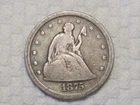 1875 S Liberty Seated 20c Twenty Cent US Coin  No Reserve Fast S/H!