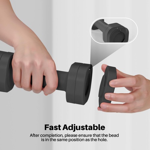 Adjustable Dumbbell Set of 2, 4 in 1 Free Weights Dumbbells Set for Women, Hand - Picture 3 of 7