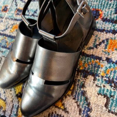 Alexander Wang Crisscross Leather Shoes   Size 38 (US 8) | Featured in Vogue 