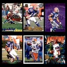 Reidel Anthony Rookie Lot 6 Football Cards 1997(RC/Rookies) Florida Gators Only!