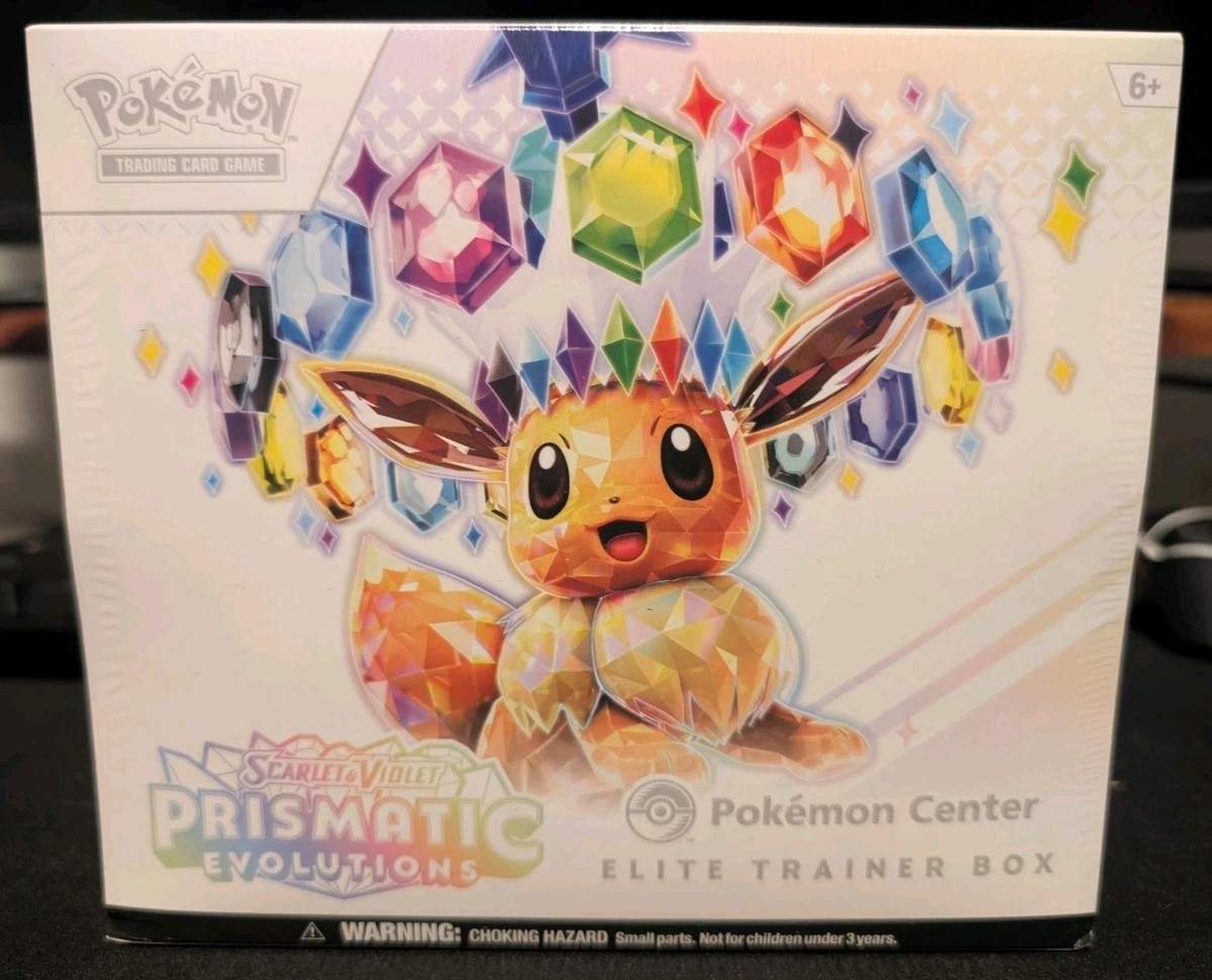 Prismatic Evolutions Pokemon Center Elite Trainer Box PC ETB