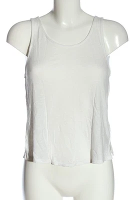 H&M DIVIDED Haut basique Dames Top T EU 36 blanc style décontracté - Photo 1/4