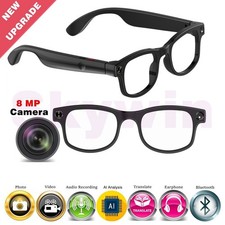 6K HD Smart Glasses: Bluetooth, AI Chat and 8MP Camera, Call & Control