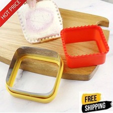 High Quality Stainless Steel Square Pocket Sandwich Cutter Durable Non Toxic