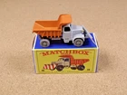 OLD VINTAGE LESNEY MATCHBOX # 16 SCAMMELL MOUNTAINEER SNOWPLOW ORIGINAL BOX GPW