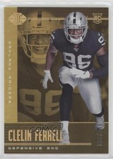 2019 Panini Illusions Trophy Collection Gold 323/399 Clelin Ferrell #84 v1x