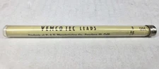 Vintage VEMCO TEC 2mm Drafting Lead Black 9H Metal Cap 12pk Tube Pasadena CA USA