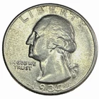 1935-D Washington Quarter AU 325