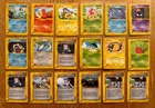 Vintage 2002 Pokemon TCG Expedition Set Bundle - 18 Cards, Includes Pikachu