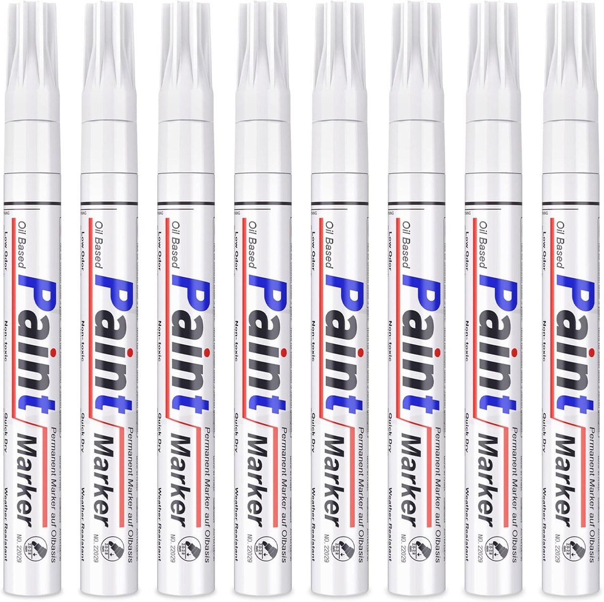 White Paint Pen Paint Markers, Pack Oil Based Paint Pen Quick