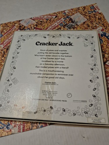 Eaton Cracker Jack 500 Piece Puzzle Complete - Picture 3 of 5