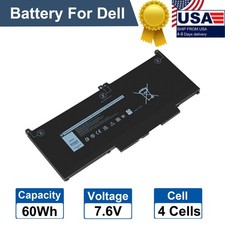   LOT Battery MXV9V For Dell Latitude 5300 5310 7300 7400 5VC2M 829MX 7.6V 60Wh