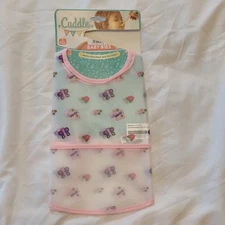 2-PACK cuddle club Water Resistant Vinyl Baby Bib 