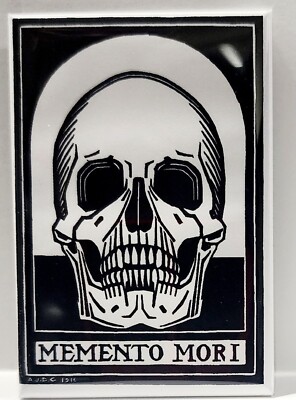 Memento Mori 2''x3'' MAGNET Classic Vintage FREE SHIPPING Artwork Gothic Steampunk