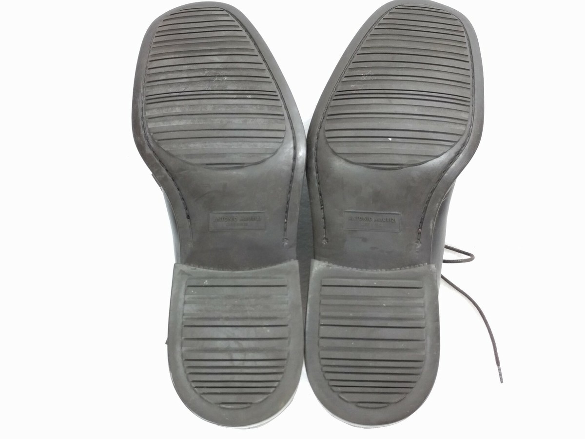 Barneys New York Antonio Maurizi Split Toe 11 M Antonio Maurizi~Barneys NY~Elegant Brown Seamed Dress Shoes  main image 4