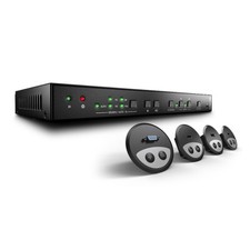 Lindy 38282 presentation switch and scaler including installation kit for tables
