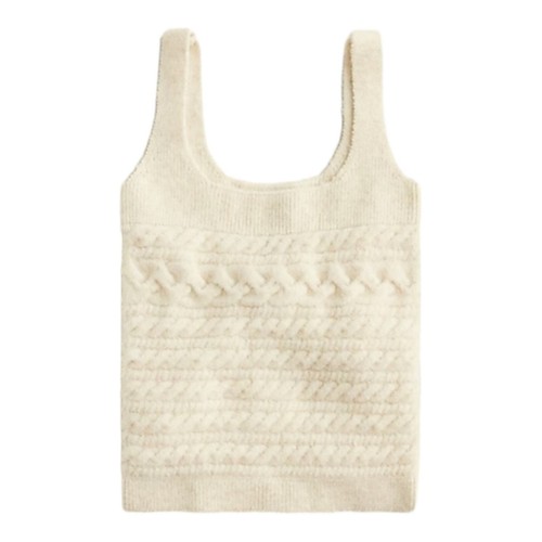 J. Crew 2 Piece Set 2X Meriono Wool Alpaca Blend Cardigan Sweater Tank Top Set - Picture 8 of 16