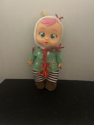 Cry Babies Tiny Cuddles Christmas *NOELLE* With Candy Cane Themed PJ s