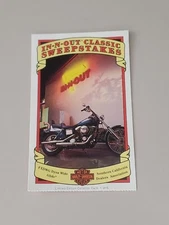 Rare In-N-Out Burger Trading Card Dana Wide Glide Hollywood Fast Food Fun🔥