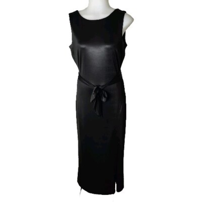 Dress the Population Karlie Bodycon Midi Stretch Dress Black NEW Size Med 