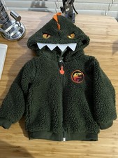 Jurassic Worlds Kids Fleece Hoodie. Size 18M