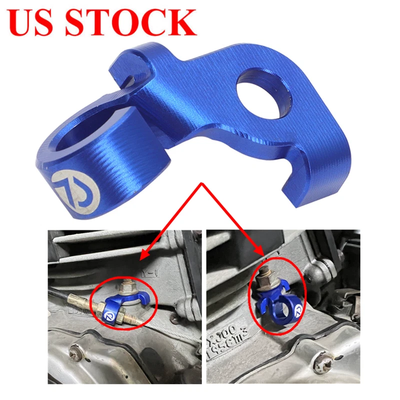 Clutch Cable Bracket Aluminu Blue FOR 1988-06 Yamaha Blaster 200 Clutch Cable Bracket Aluminu Blue FOR 1988-06 Yamaha Blaster 200