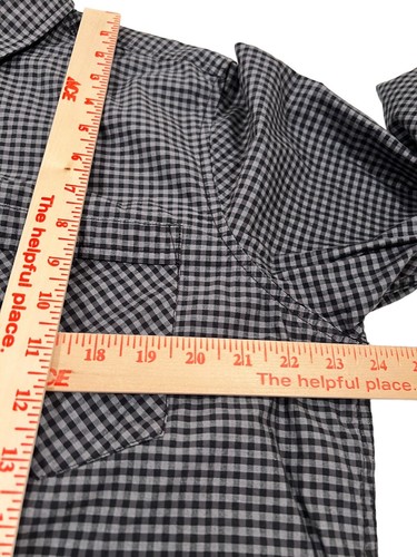 Structure Gray Modern Fit Dress Shirt Gray Long Sleeve Adult Men's XL XLarge - Picture 5 of 9