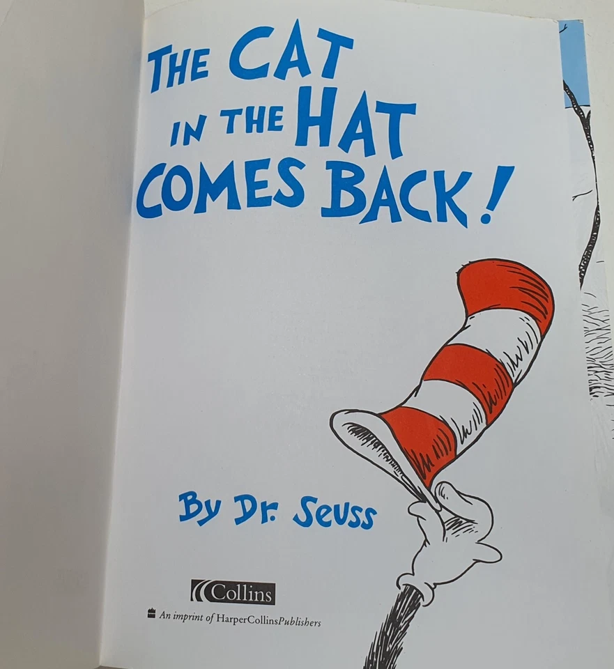 The Cat In The Hat Comes Back by Dr Seuss c2003 PB Green Back Beginner Readers - Image 2 of 4