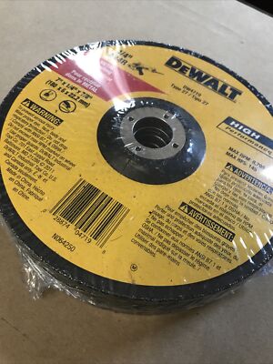 (8 Pack) DeWALT DW 4719 7'' X 1/4'' X 7/8'' Grinding Wheel SAME DAY SHIPPING M-SAT!