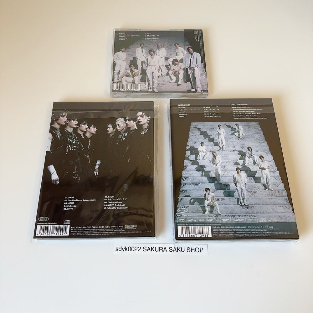 Stray Kids GIANT 3 CD Set Limited A+B+Standard & POB 3