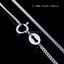 thumbnail 3 - Real Solid 925 Sterling Silver Chain Necklace All Sizes Stamped .925 Italy Lady