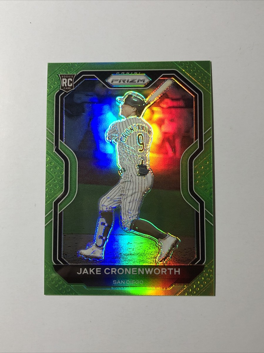 2021 Panini Prizm JAKE CRONENWORTH VET LIME GREEN PRIZM SSP #'D 79