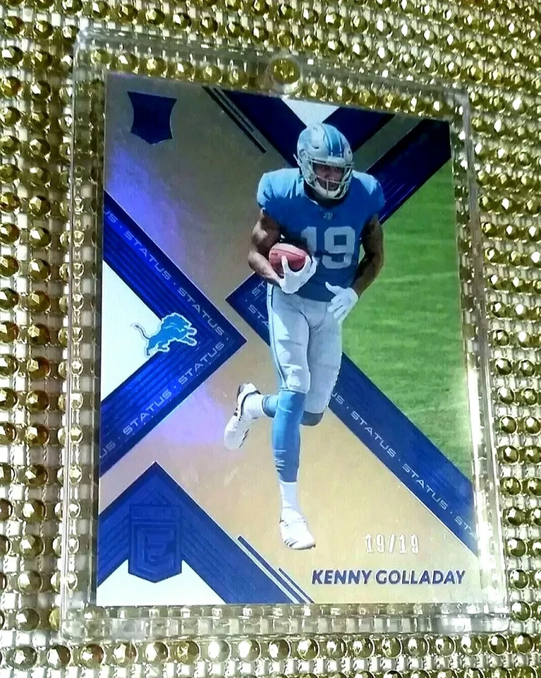 ONE OF A KIND #*19/19* Kenny Golladay 2017 Panini Elite RC JERSEY #!💖R-A-R-E💜 - Image 4 of 4