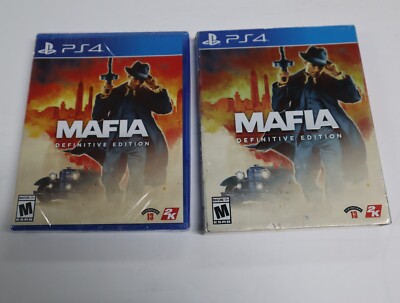 Mafia Definitive Edition (PS4, 2020) New/Sealed W/Slipcover