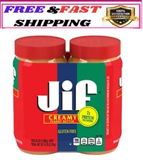 Jif Creamy Peanut Butter, 48 oz., 2 pk.