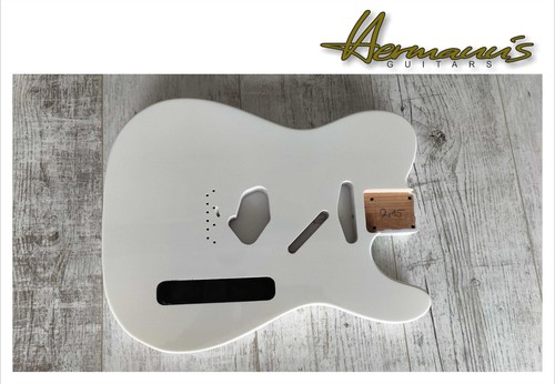 Tele / TL "Real Nitro Finished" Alder Cuerpo,Color Polar Blanco,Peso Aprox. 2,2 - Imagen 3 de 9
