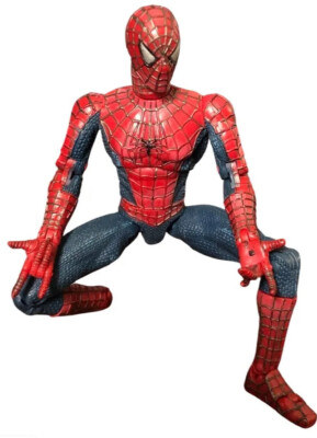 Spider-Man Super Poseable Articulated Figure Toby Maguire 2002 Spiderman Movie