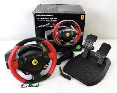 Thrustmaster Ferrari 458 Spider Xbox One Racing Wheel & Pedals w/ Box
